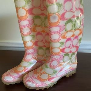Coach Women’s Rain Boots Size 7